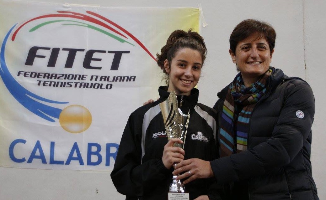 Martina Petralia con la Delegata CONI CS Francesca Stancati