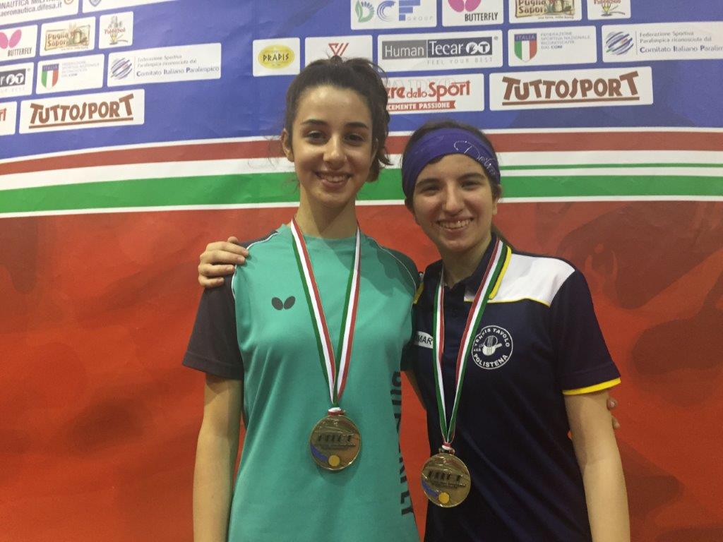 Petralia Martina e Lara Sceni Medaglia di Bronzo di Doppio