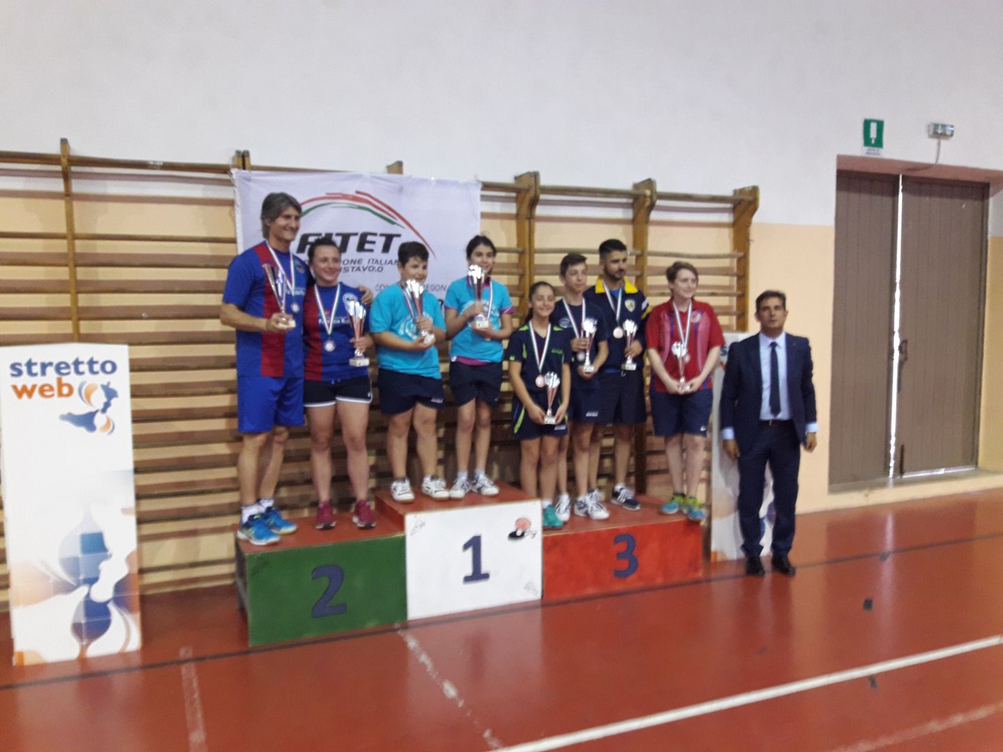 podio 5a cat doppio misto
