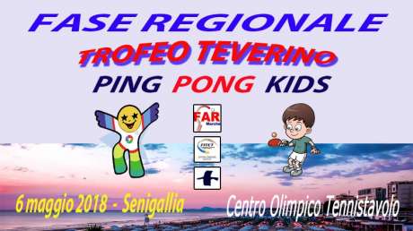 Fase Regionale Trofeo Teverino Ping Pong Kids