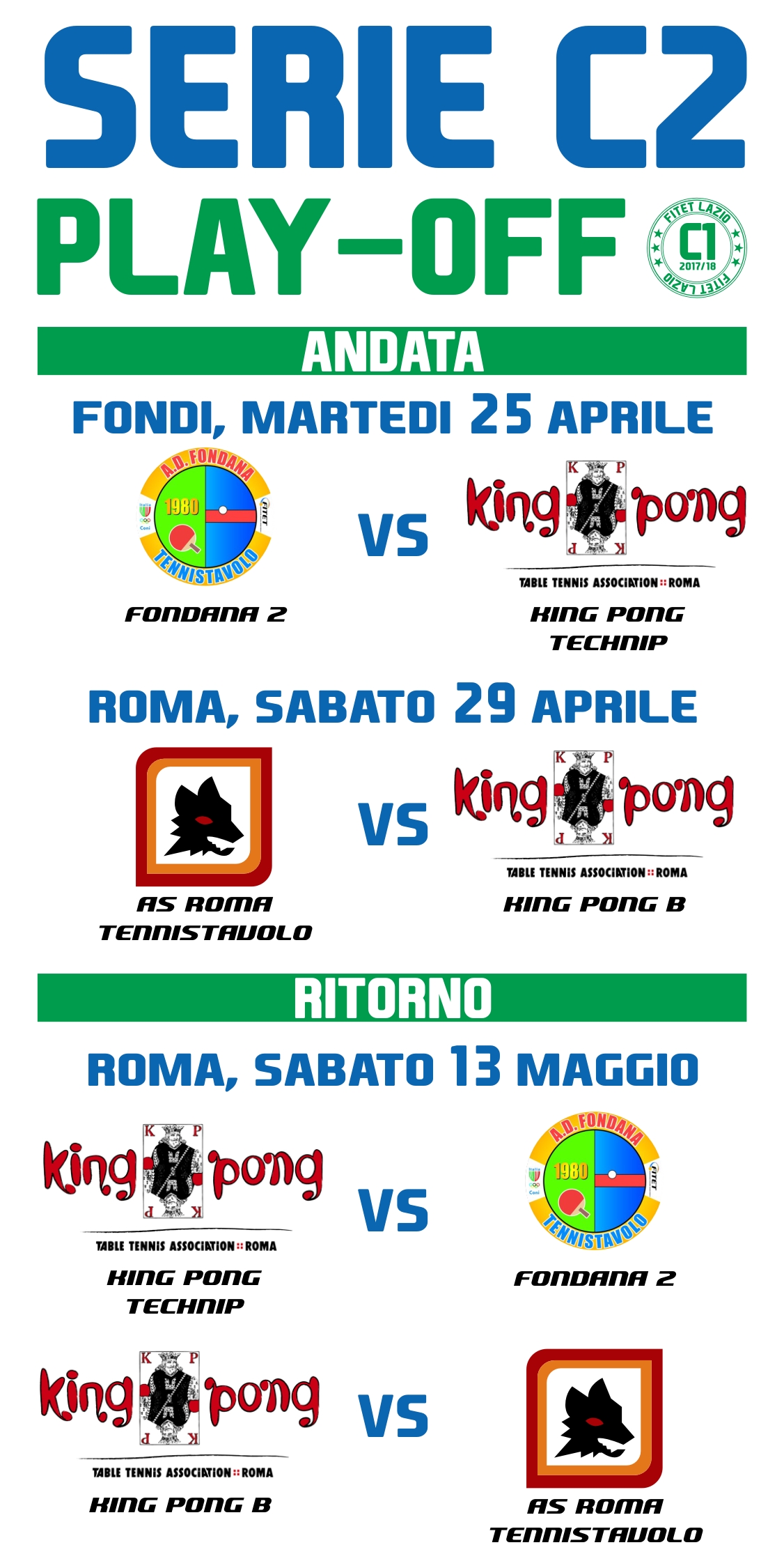 PlayOff CRegionali 2016 2017