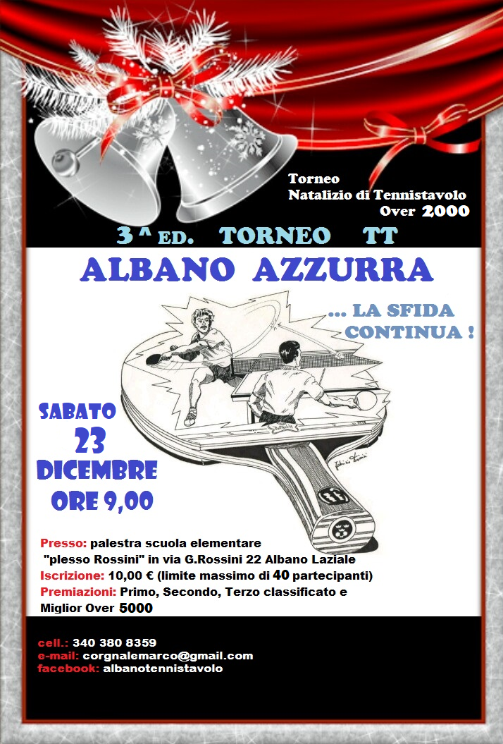 torneo di natale 23 dic.2017