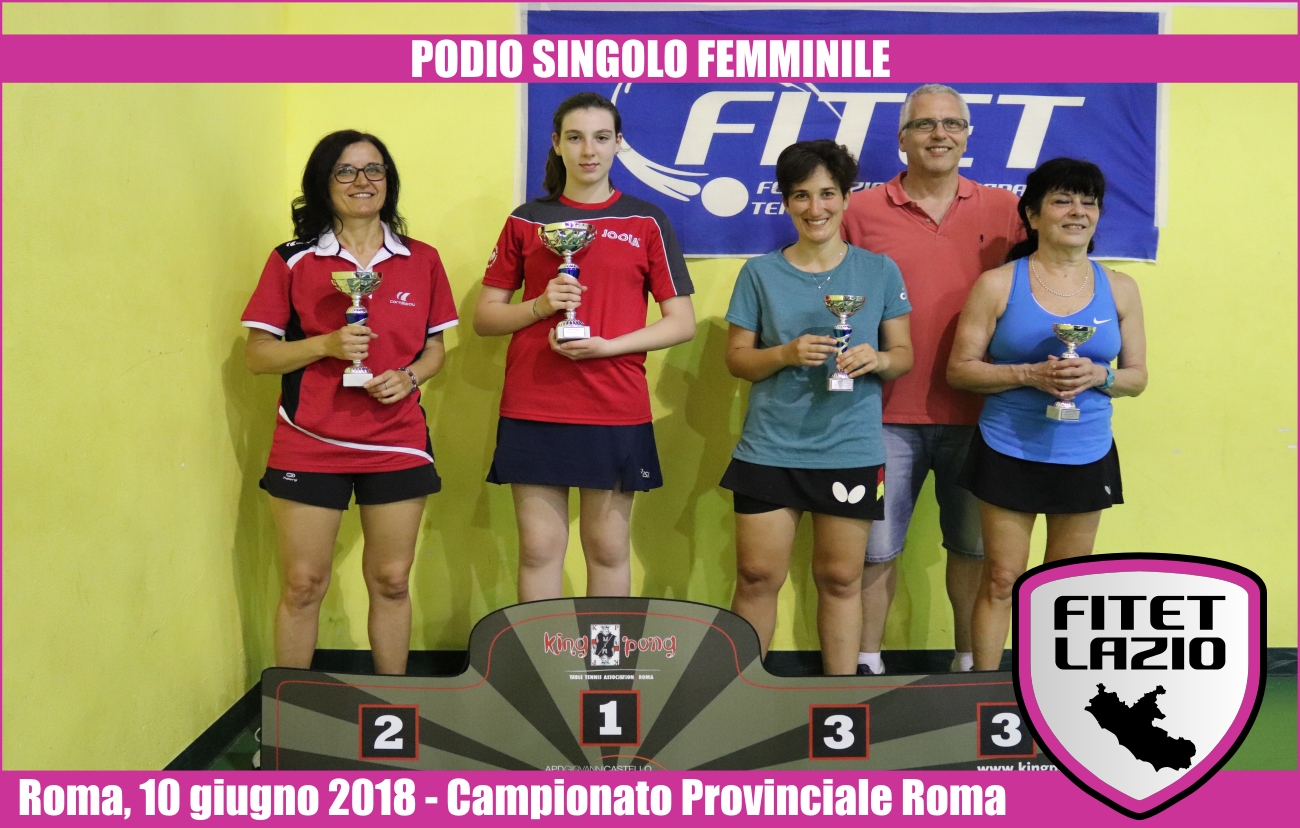 PR Roma Podio Singolo Femminile