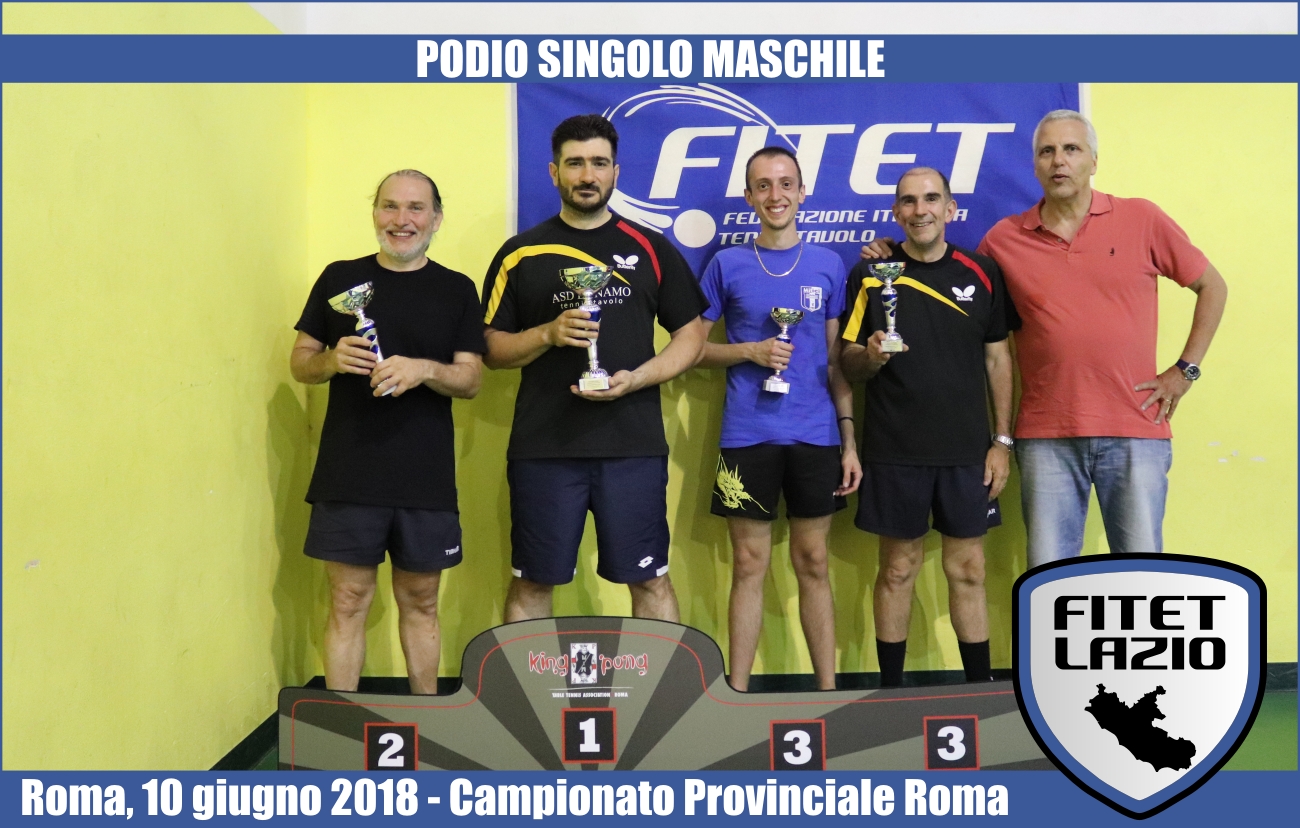 PR Roma Podio Singolo Maschile