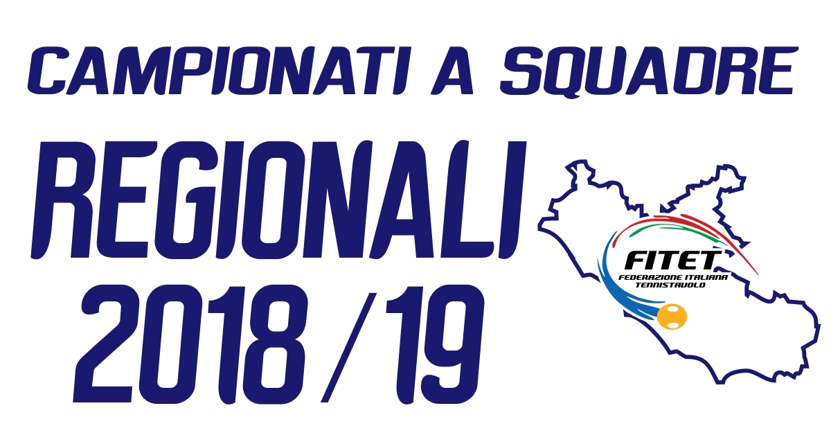 Campionati Regionali 2018 19