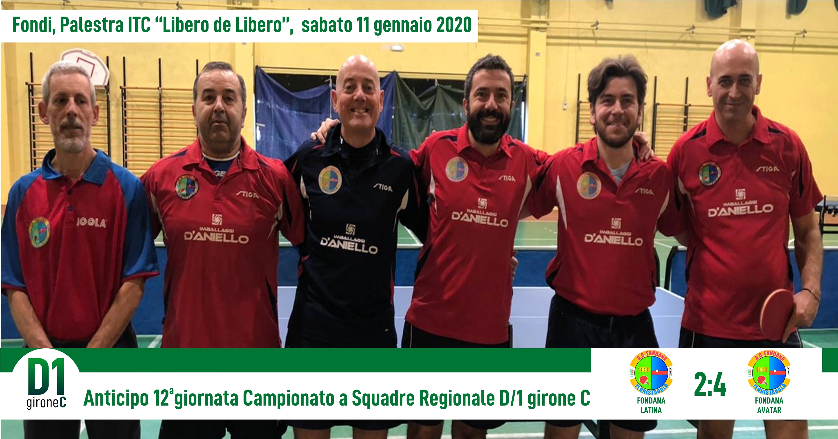 Anticipo 12 D1 C derby Fondana