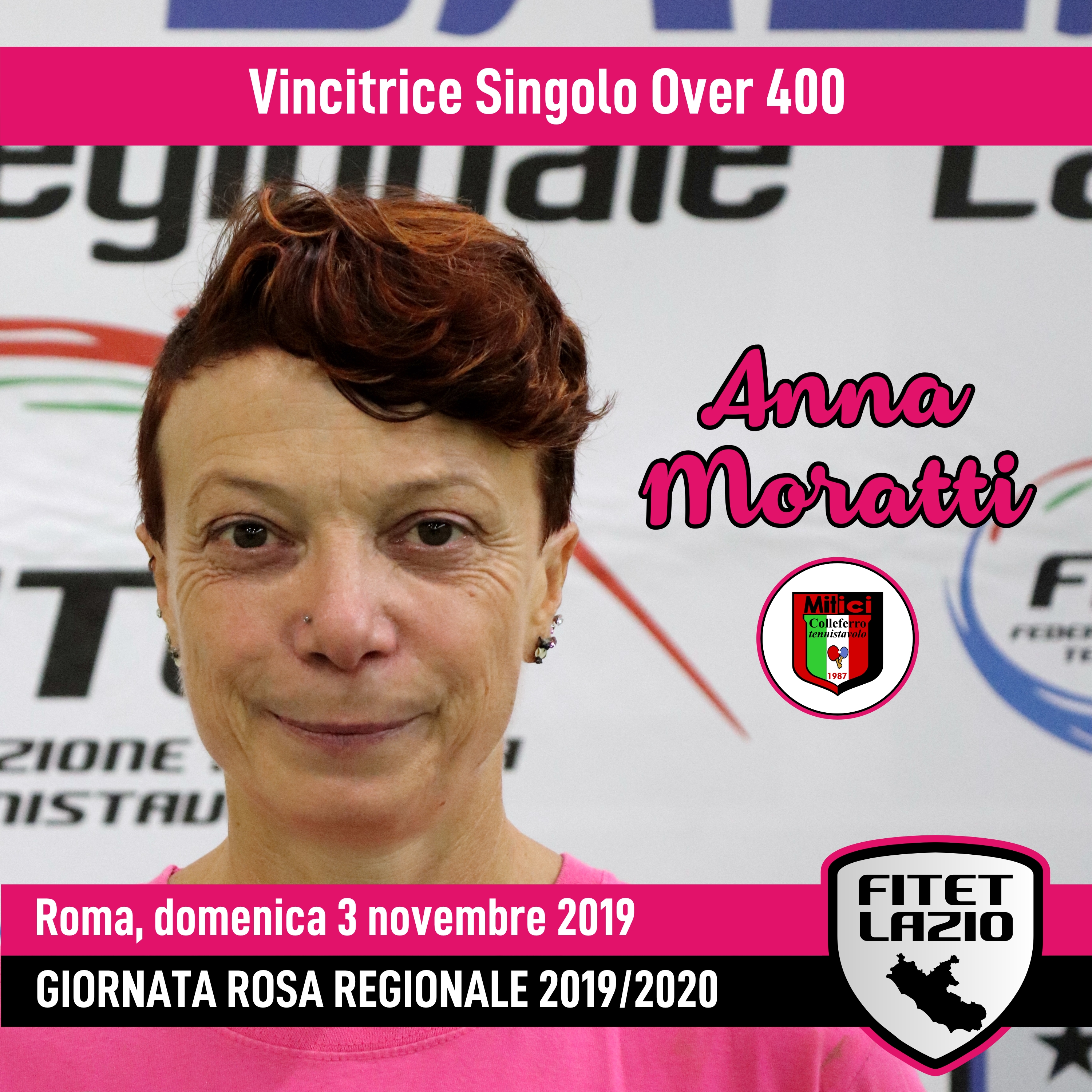 Vincitrice Rosa