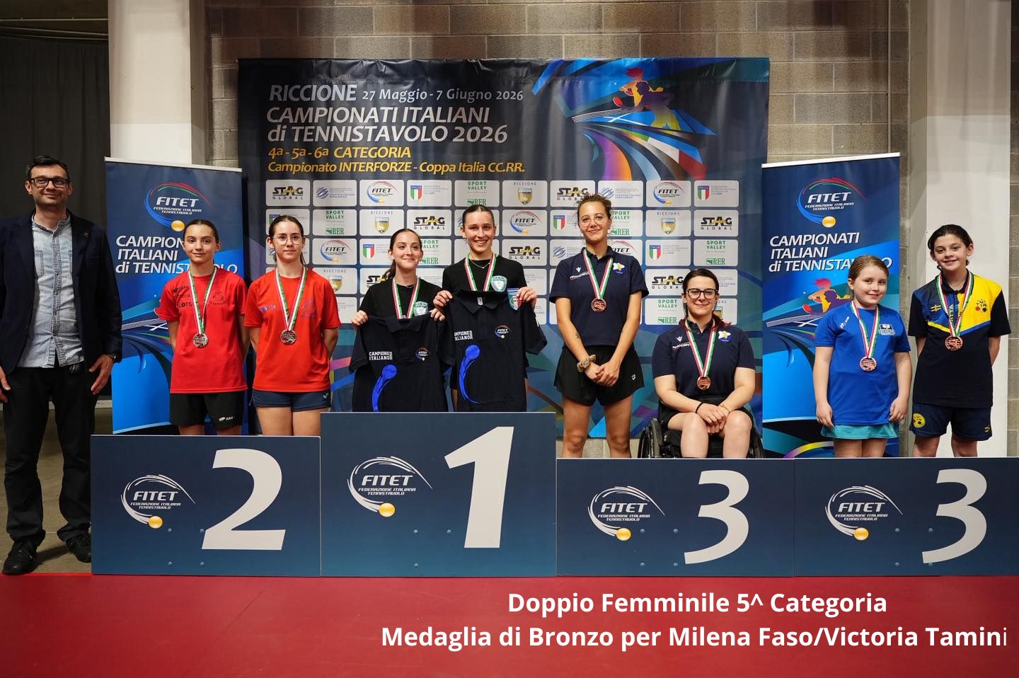 Doppio Femmiinile 5^ Categoria Medaglia di Bronzo Milena FasoVictoria Tamini (1).jpg