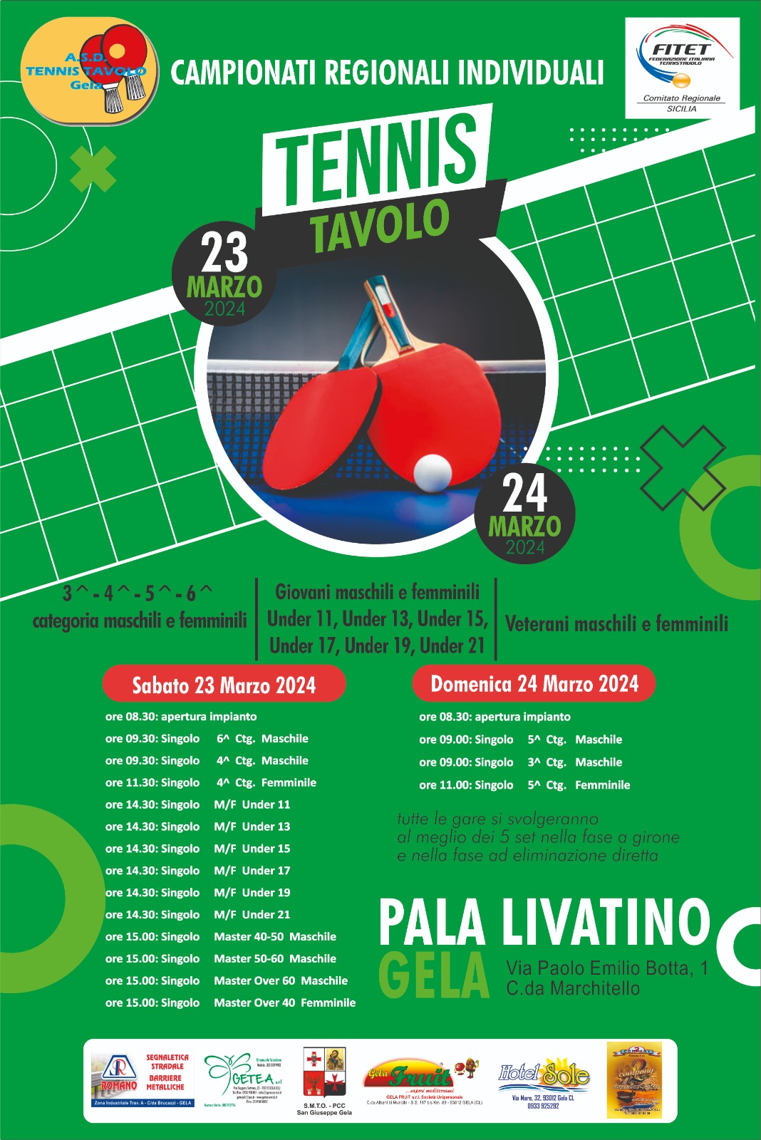 Locandina Campionati Gela