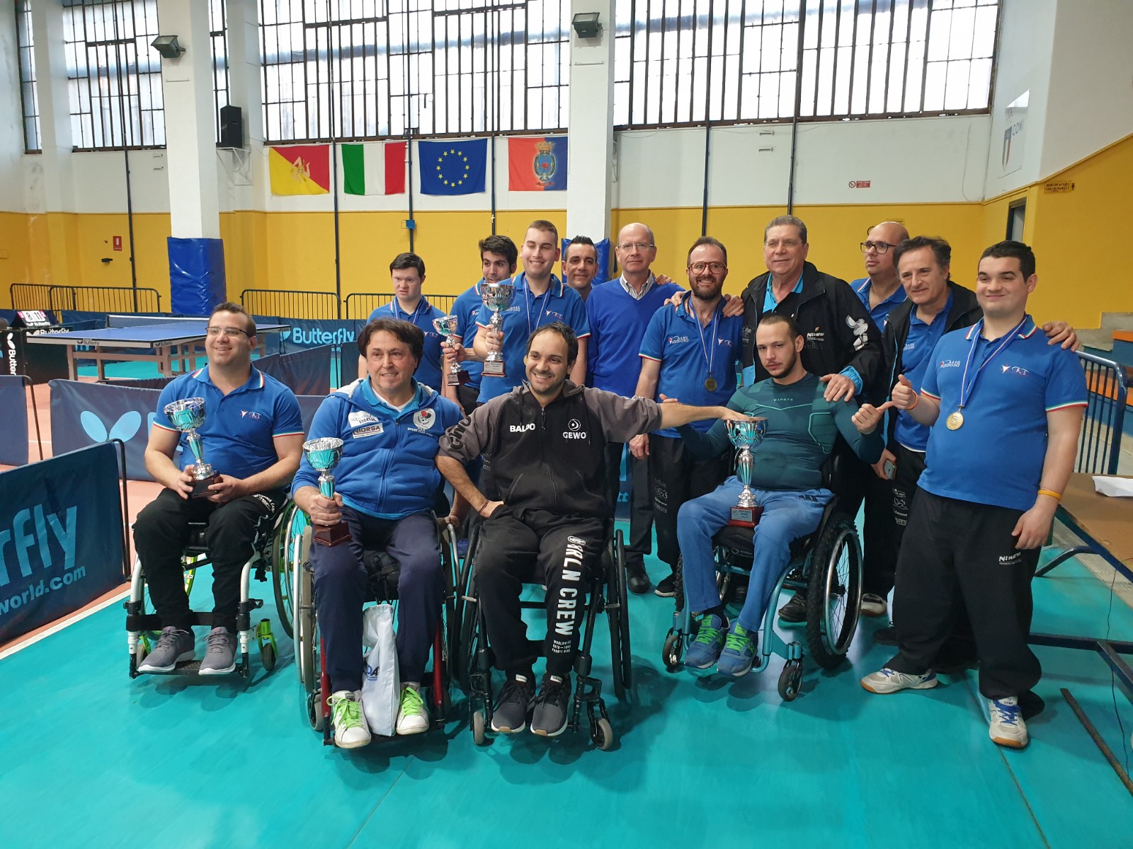 foto di gruppo Palaspedini